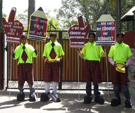 School Choice Mascots in Delhi School Choice Mascots in Delhi